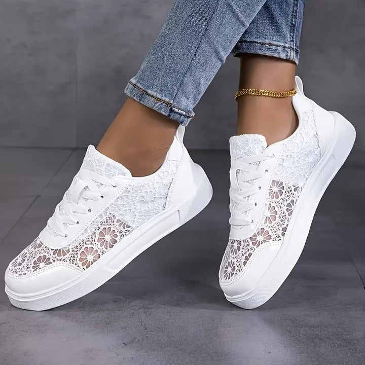 Hollis | Baskets dentelle florale