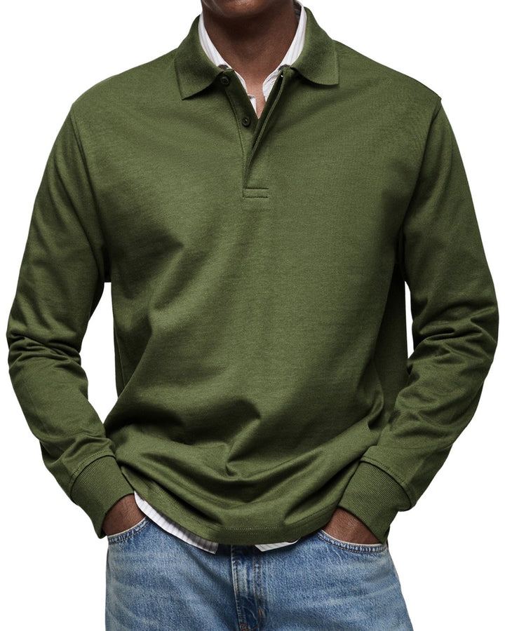 Grant | Polo luxe manches longues