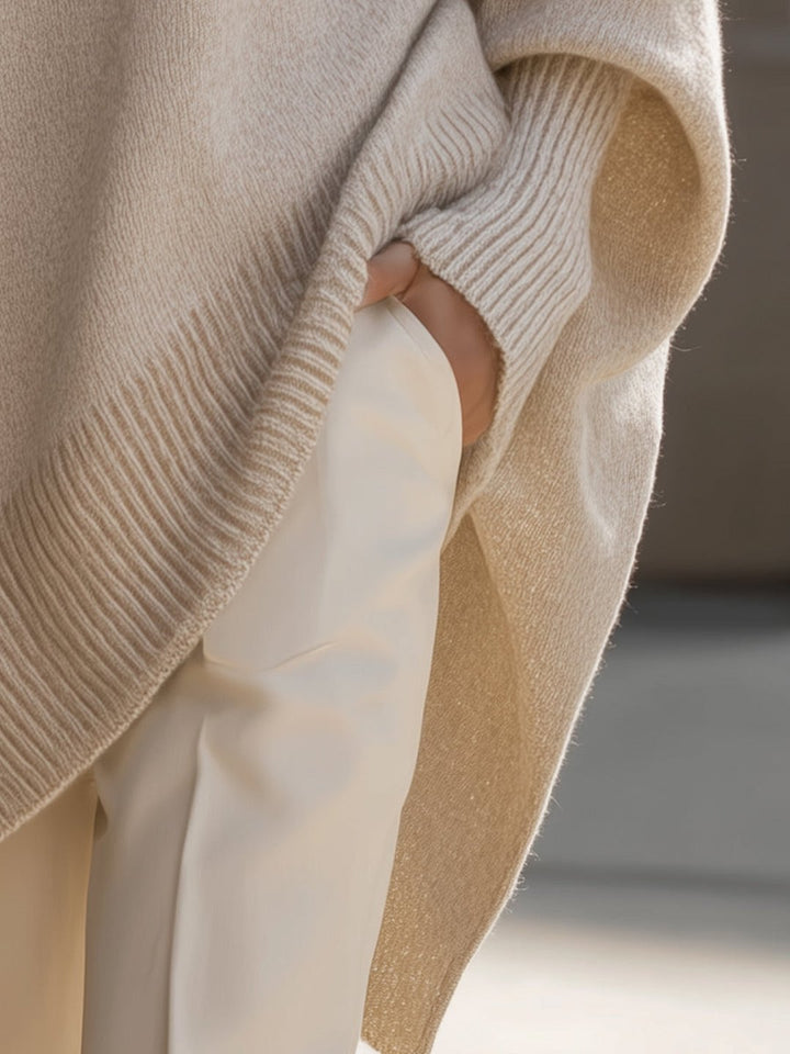 Rosalba | Pull ample drapé col large