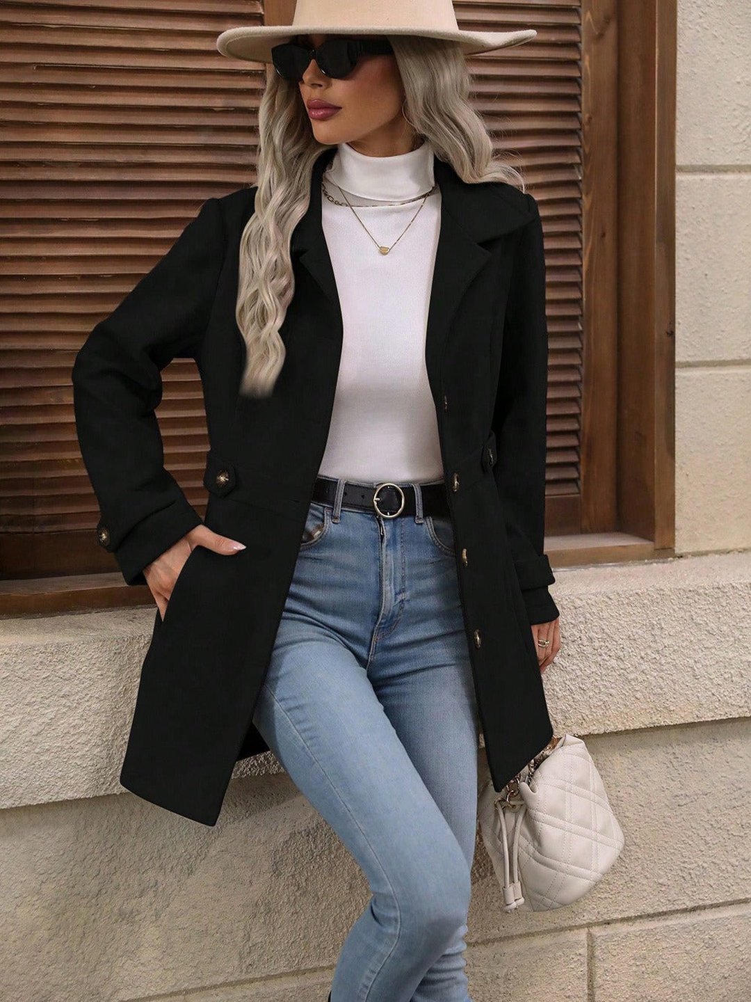 Rosalinda | Trench ceinturé ajusté