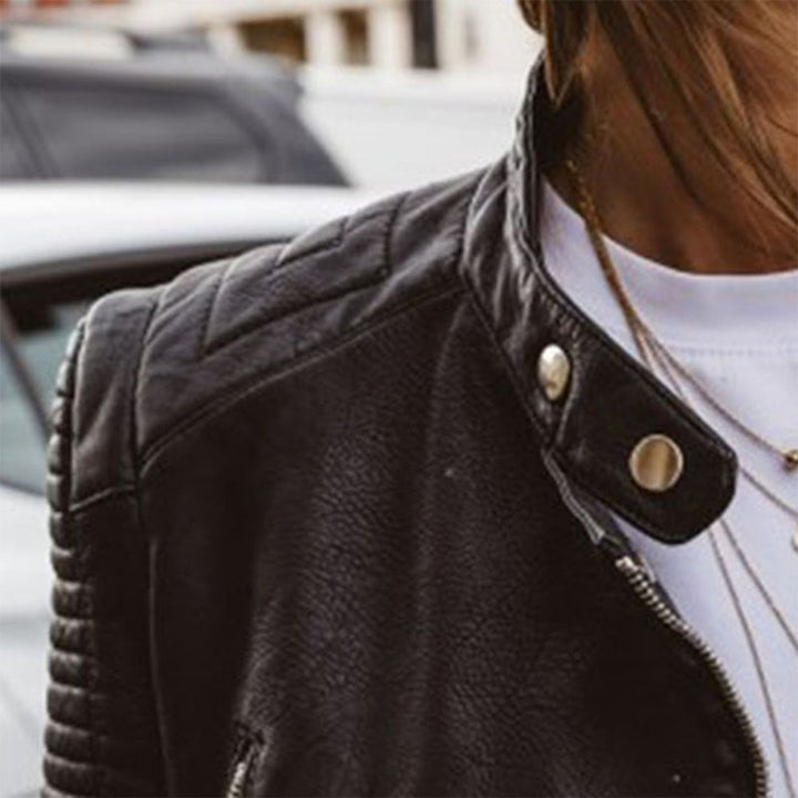 Fawn | Veste cuir véritable