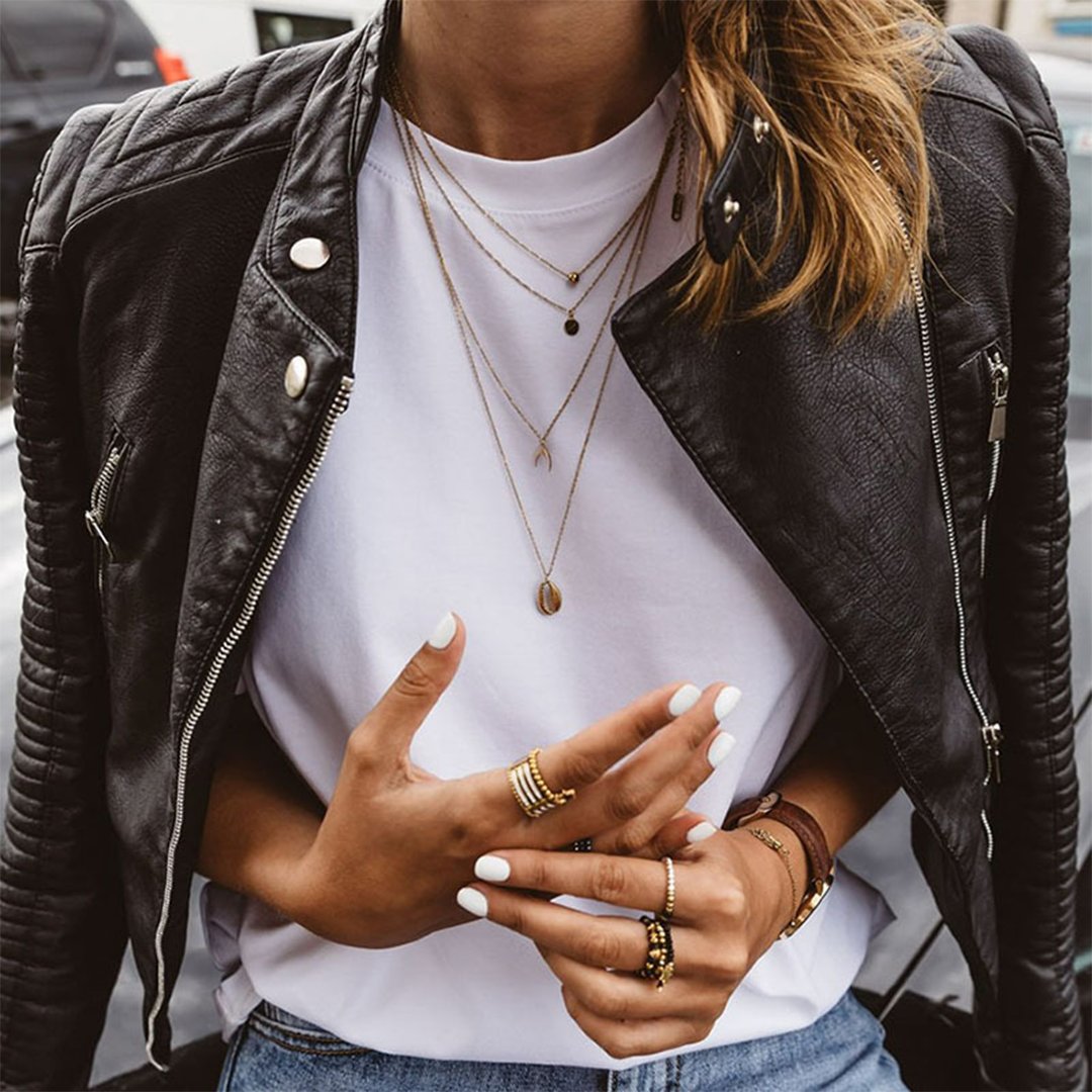 Fawn | Veste cuir véritable