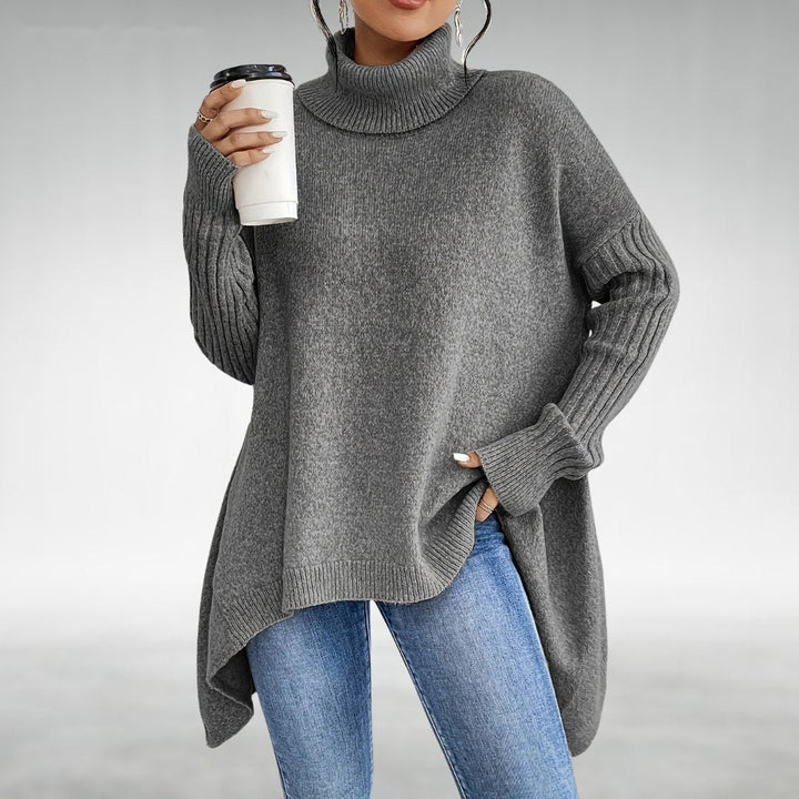 Vada | Élégant pull col roulé
