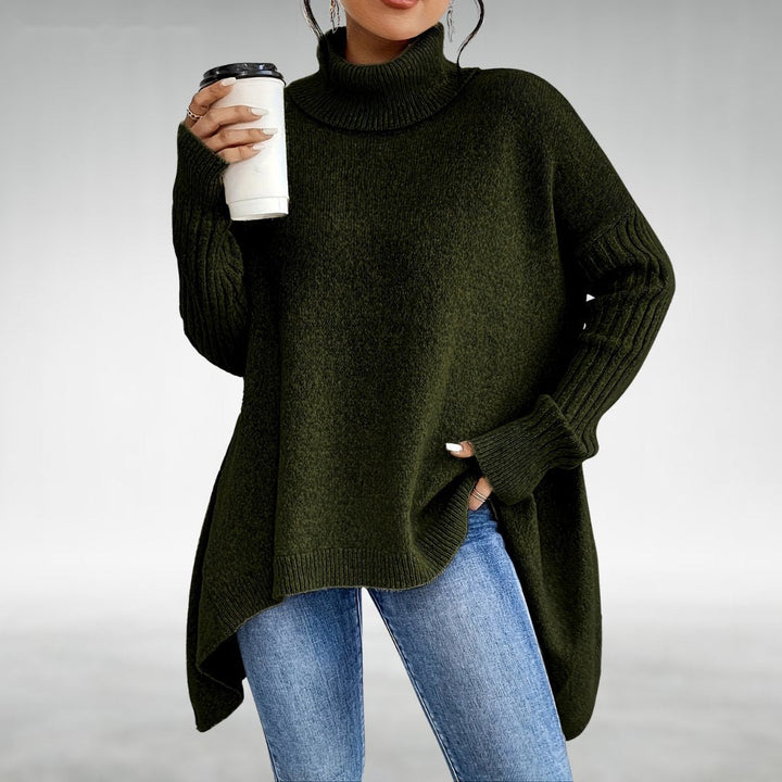 Vada | Élégant pull col roulé