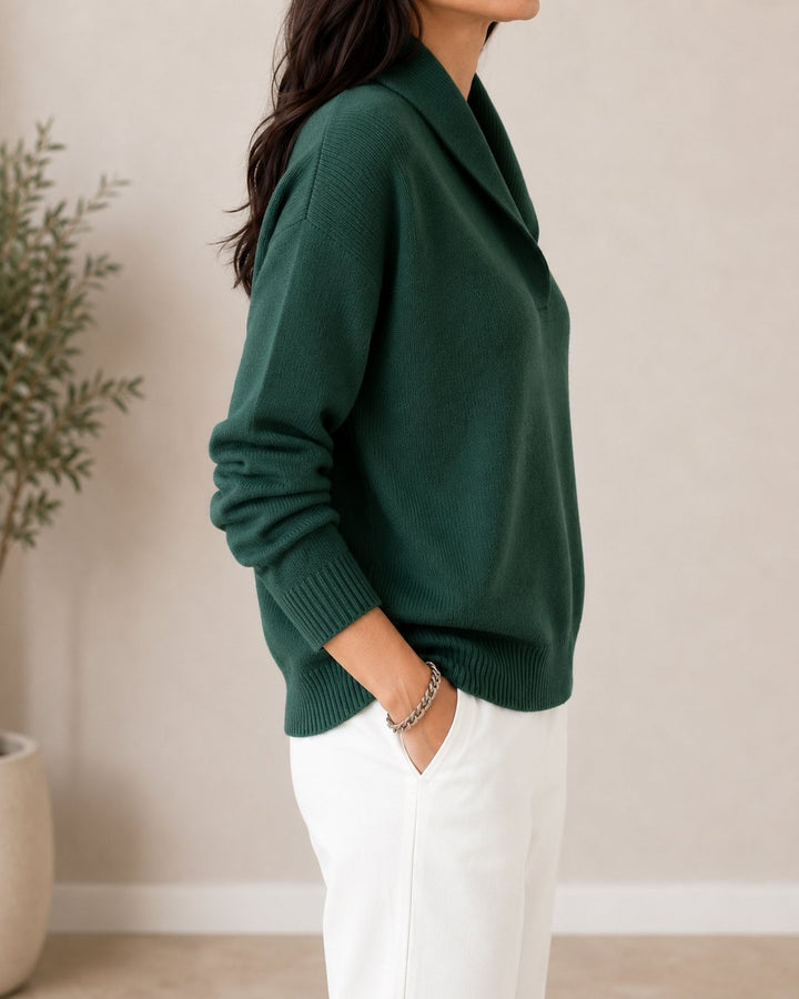 Sharlene | Pull intemporel col v