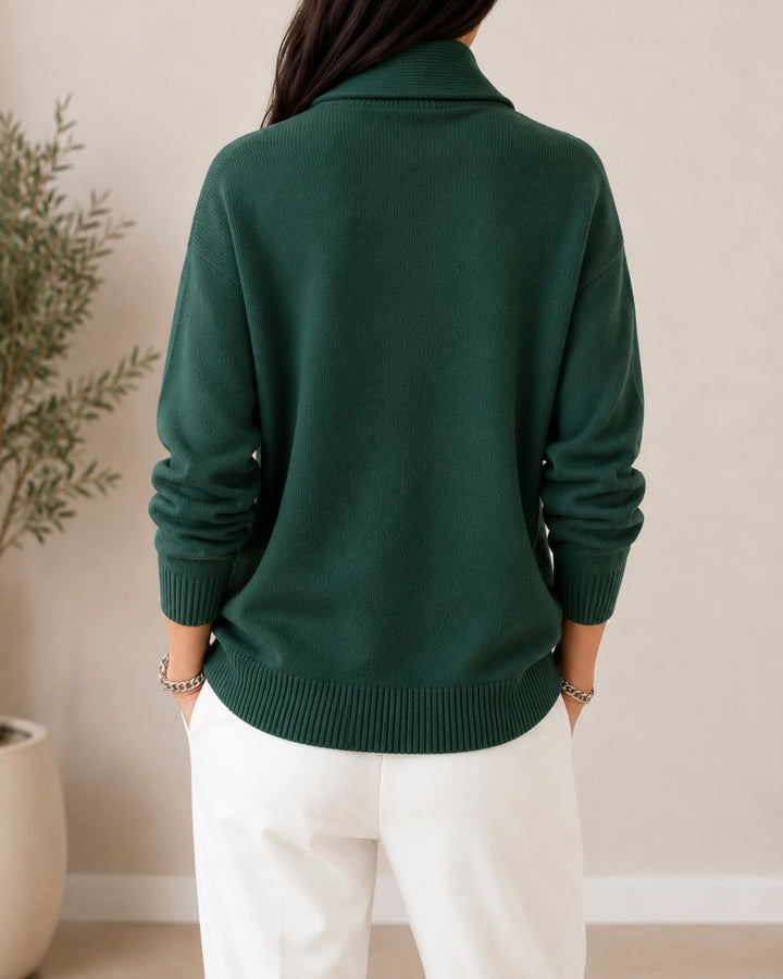 Sharlene | Pull intemporel col v
