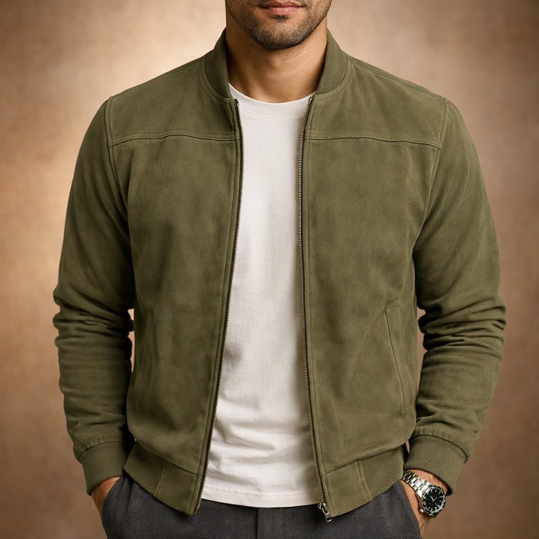 Cary | Blouson bomber daim