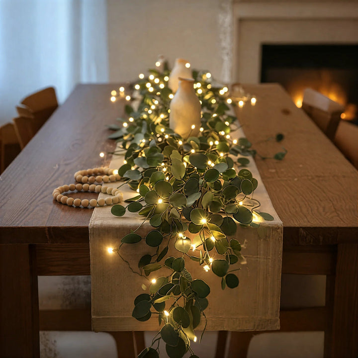 GlowLeaf | Twinkling Fairy Light Olive Vine