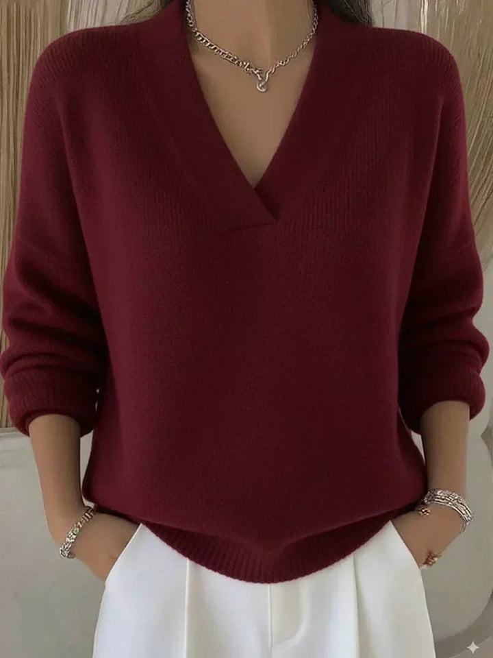 Griselle | Pull col V décontracté