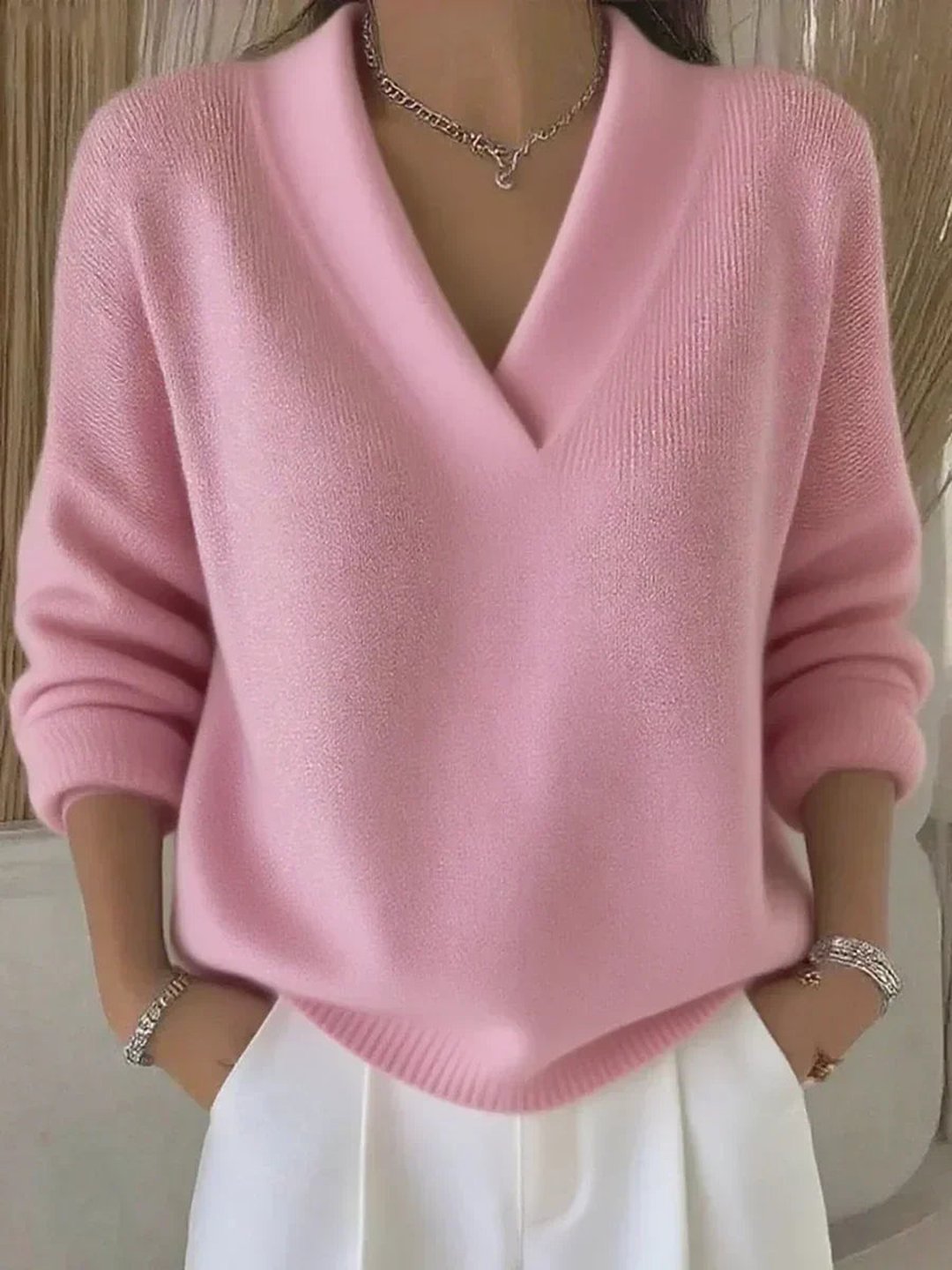 Griselle | Pull col V décontracté