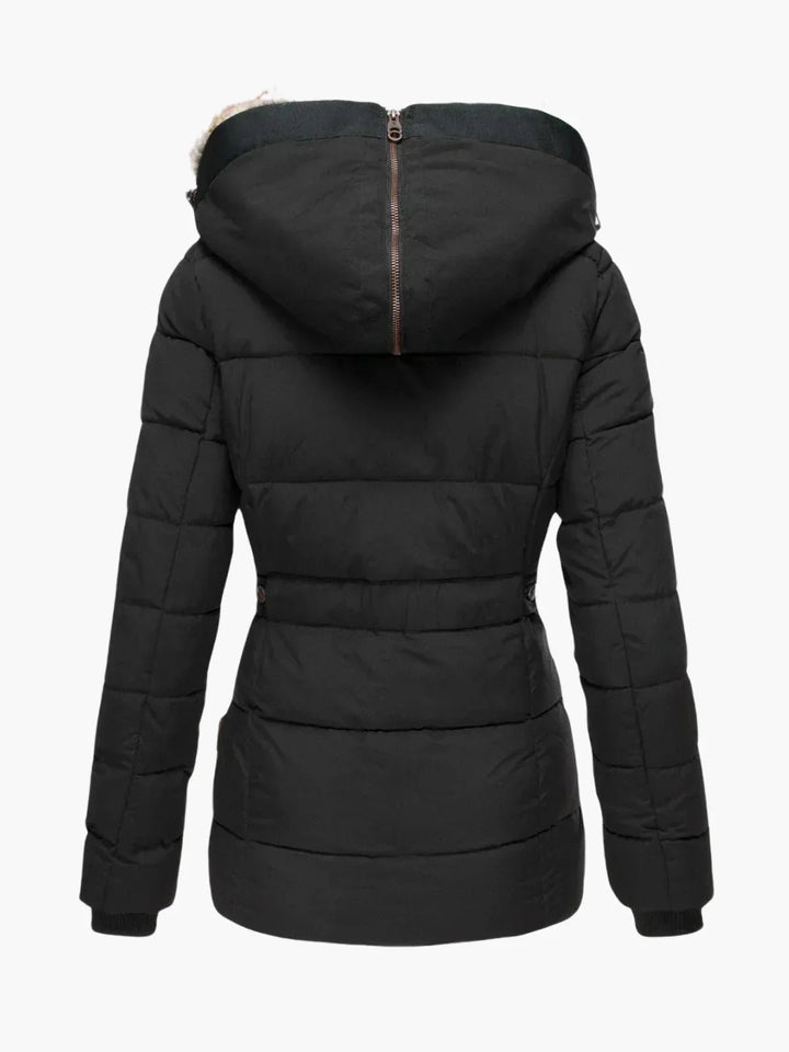 Francoise | Manteau d'hiver doublé de fourrure