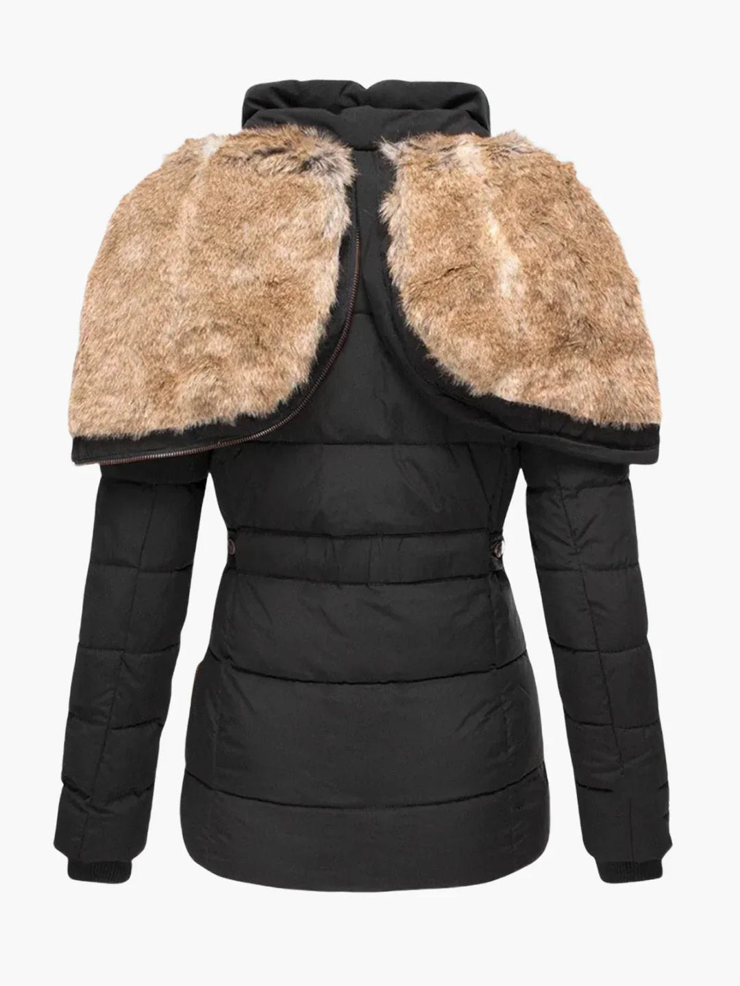 Francoise | Manteau d'hiver doublé de fourrure