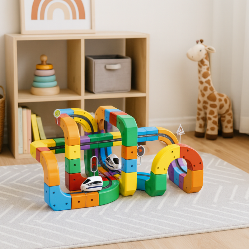StackTrack | 3D Train Building Set STEM Toy
