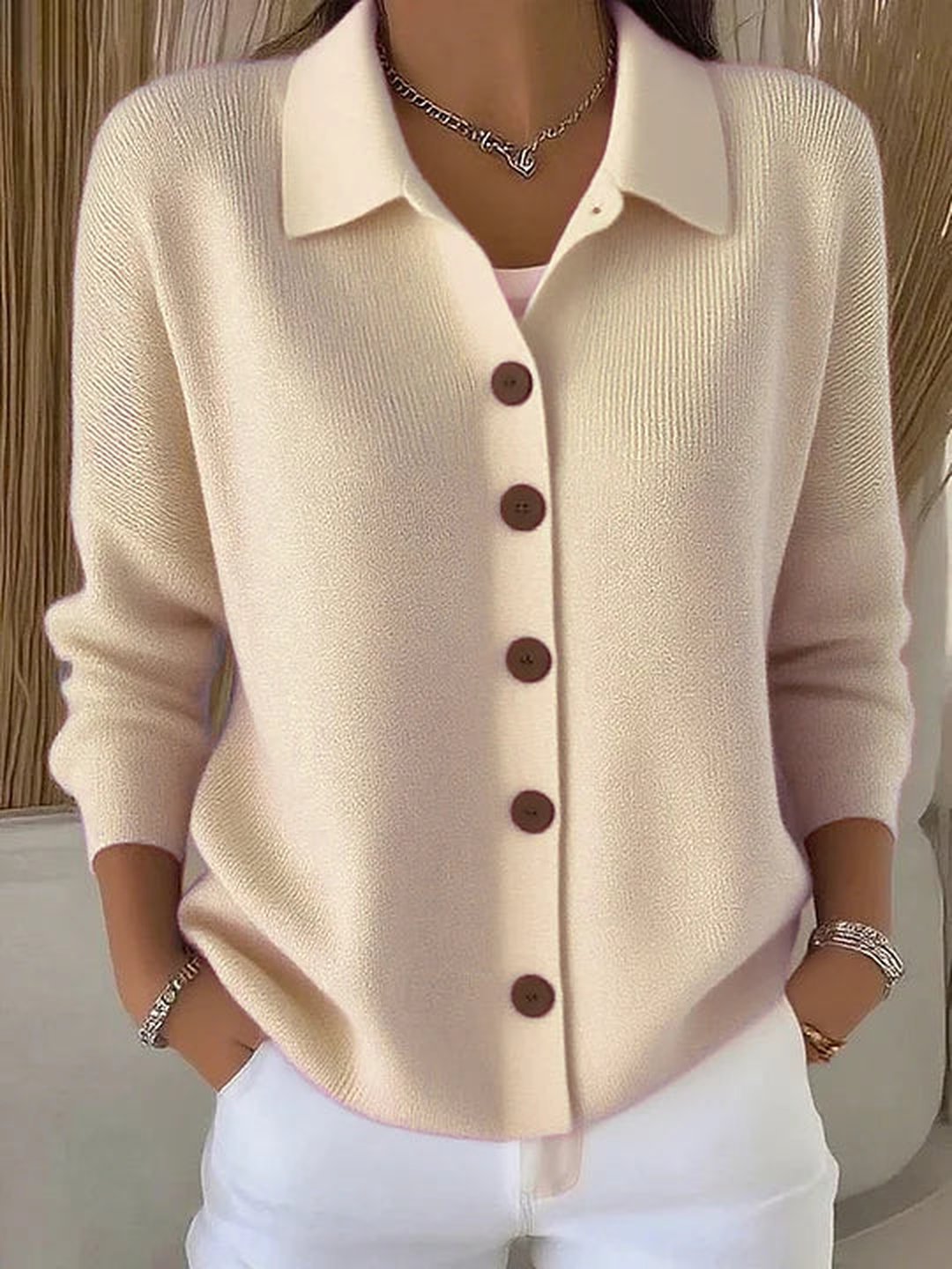 Guerozoète | Cardigan boutonné à col