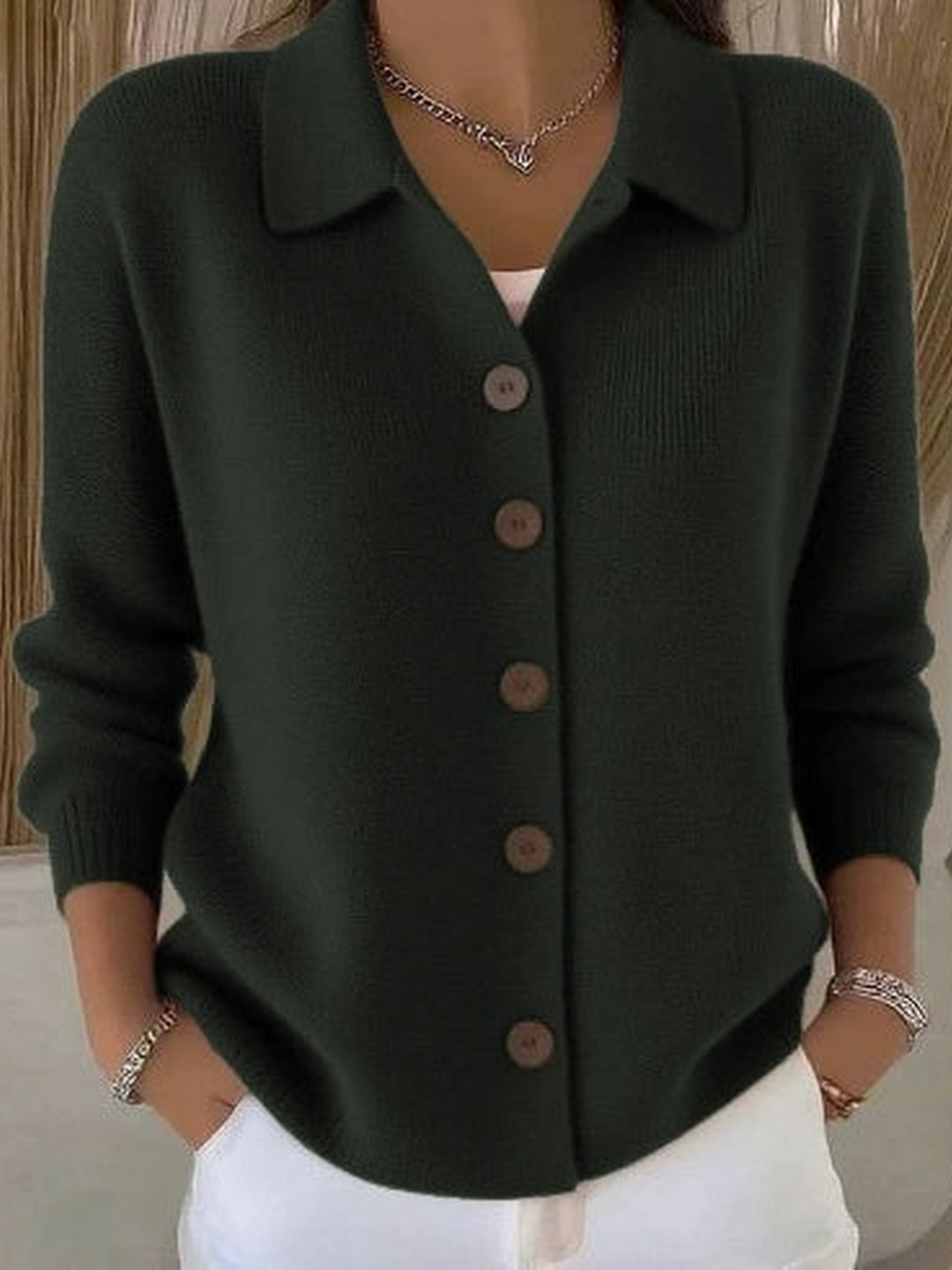 Guerozoète | Cardigan boutonné à col