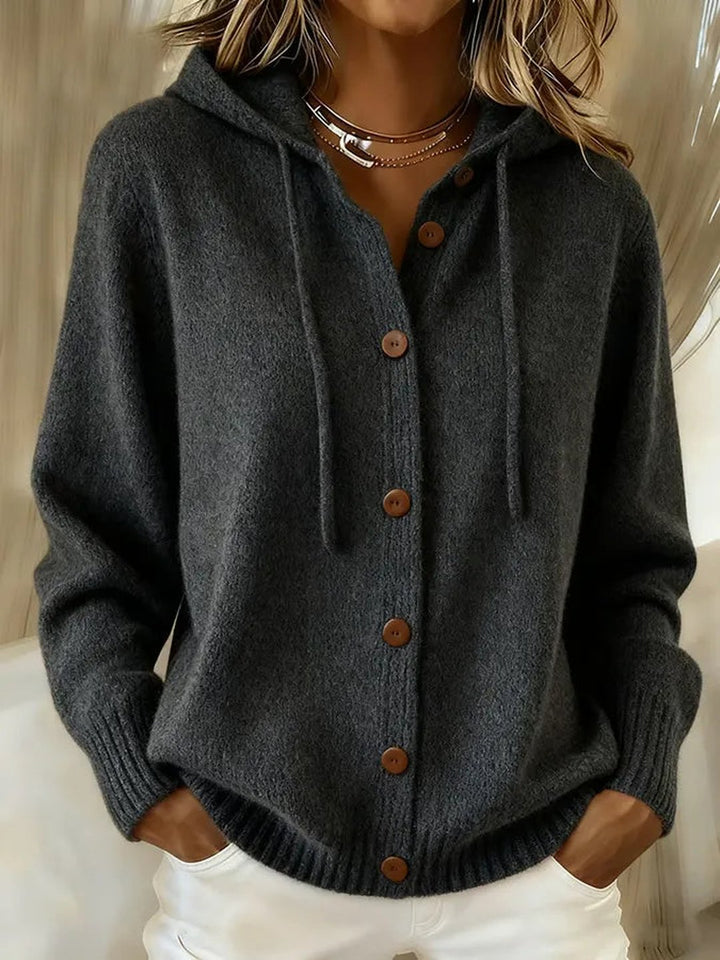 Guerozee | Cardigan moelleux à capuche