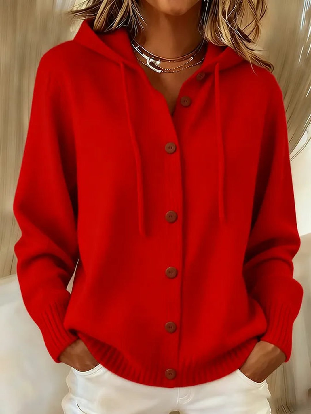 Guerozee | Cardigan moelleux à capuche