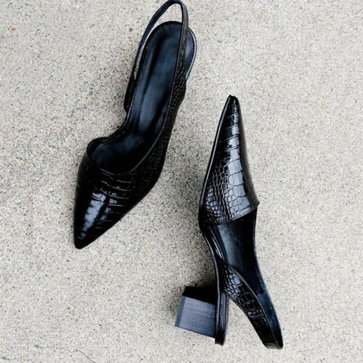 Dorette | Escarpins bout large