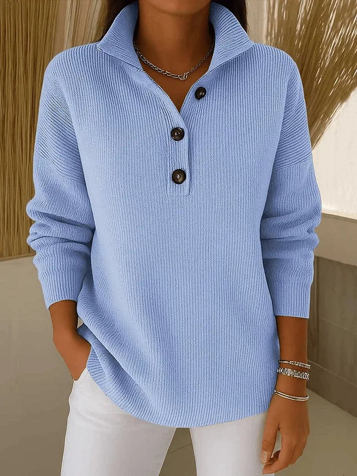 Hervé | Pull polo col V