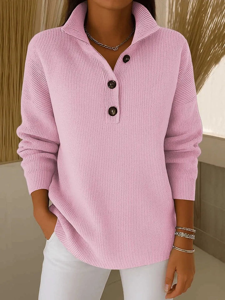 Hervé | Pull polo col V