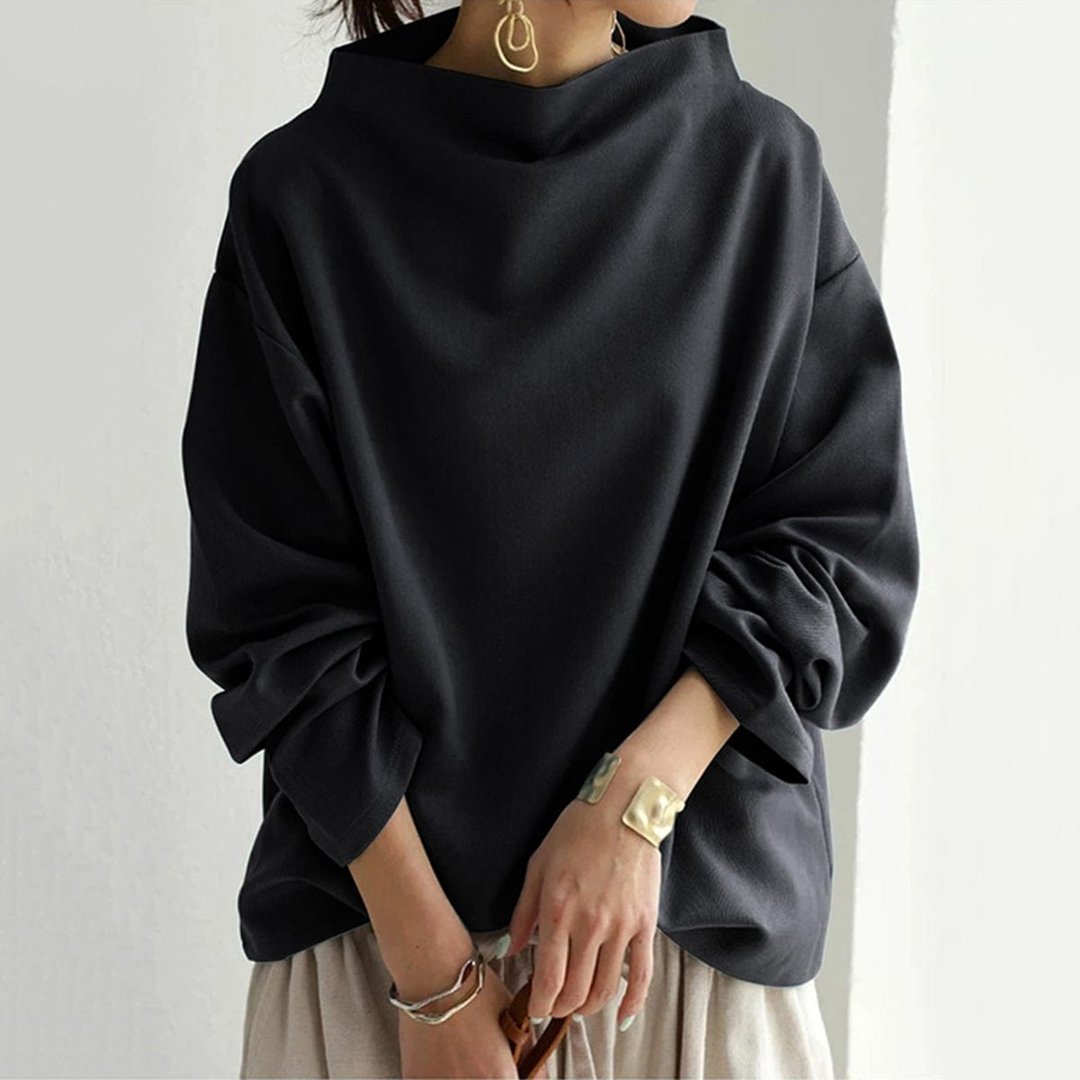 Hortense | Pull col haut doux