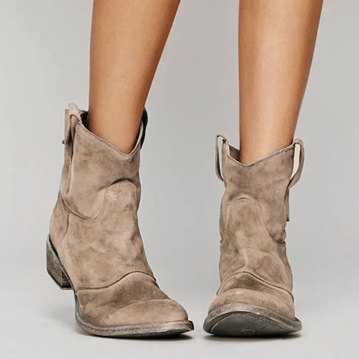 Maricela | Bottes daim orthopédiques