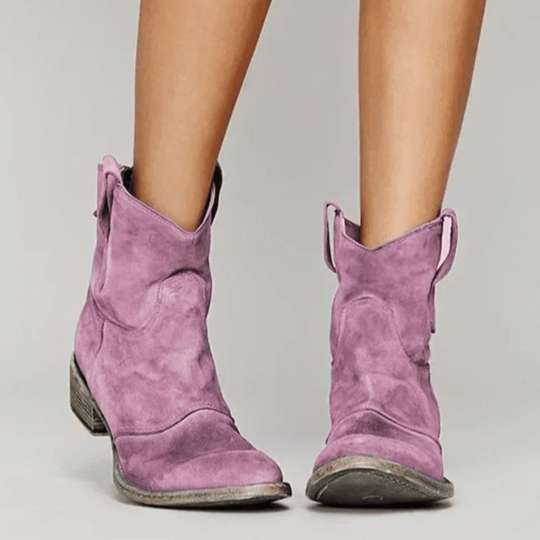 Maricela | Bottes daim orthopédiques