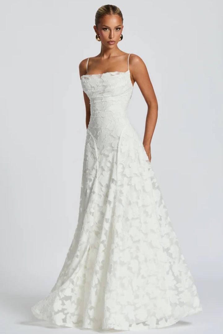 Cecelia | Robe maxi dentelle élégante