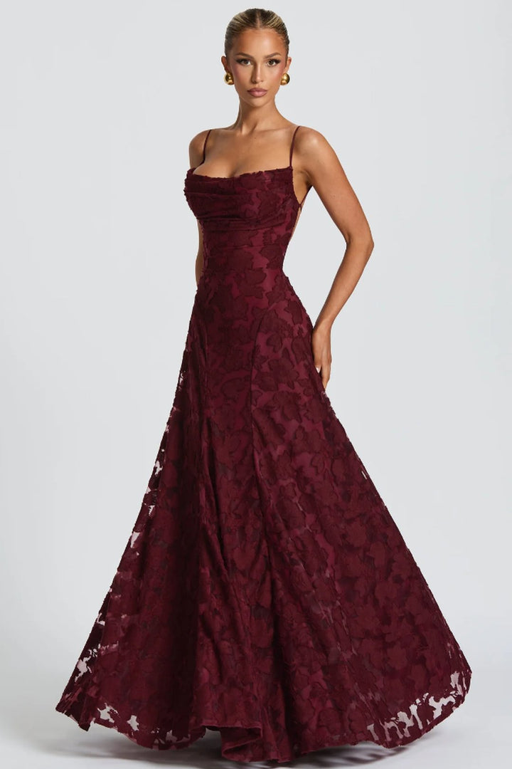Cecelia | Robe maxi dentelle élégante