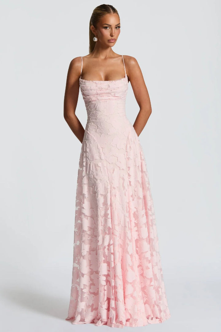 Cecelia | Robe maxi dentelle élégante