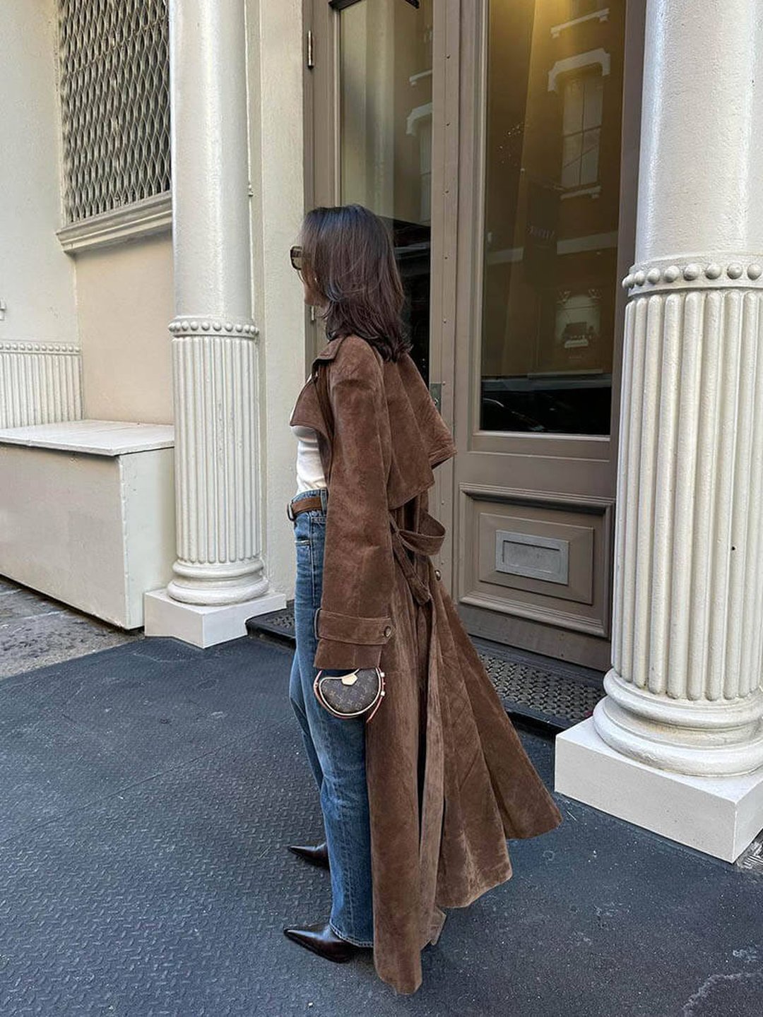 Chantal | Trench-coat en daim