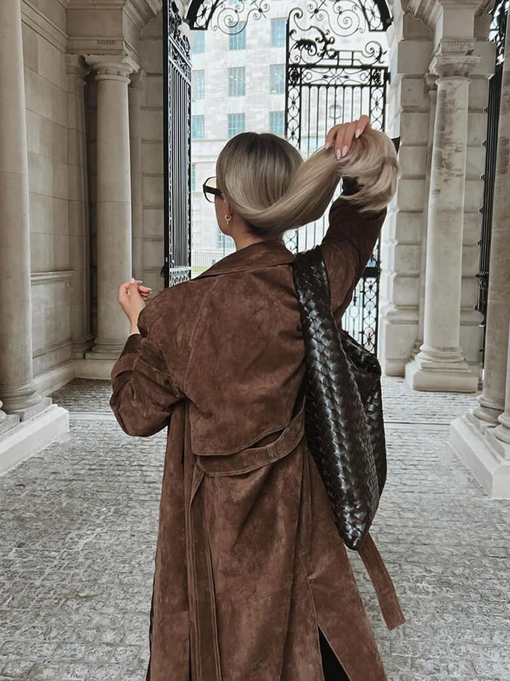 Chantal | Trench-coat en daim