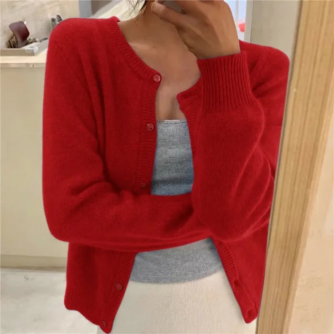Jannie | Cardigan tricoté