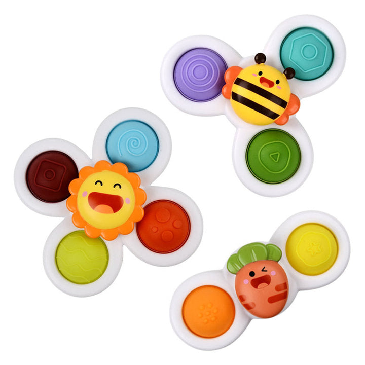 FlutterSpins | Bath & Play Baby Insect Spinner Set