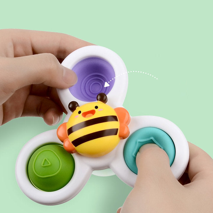 FlutterSpins | Bath & Play Baby Insect Spinner Set