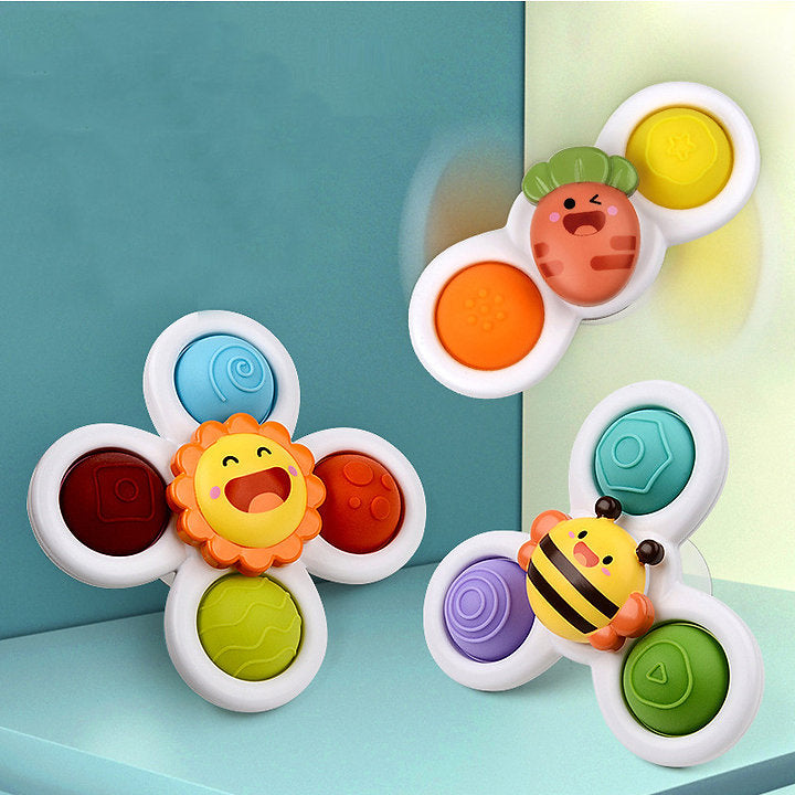 FlutterSpins | Bath & Play Baby Insect Spinner Set