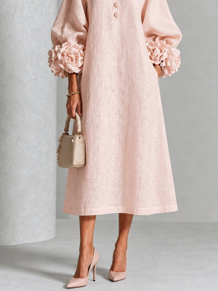 Delores | Robe midi floral élégante