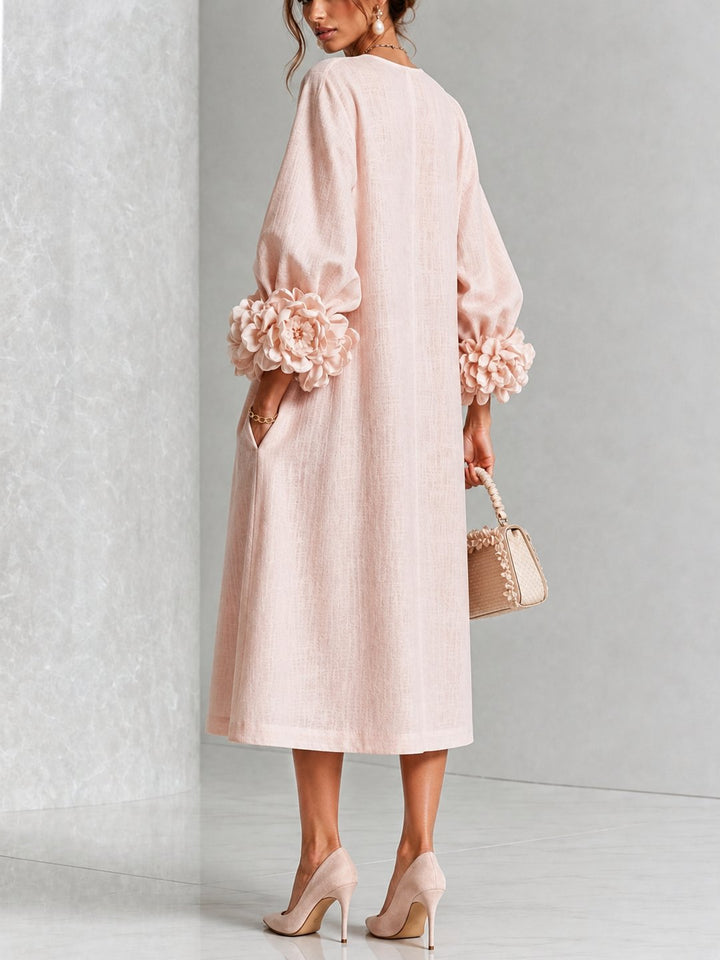 Delores | Robe midi floral élégante