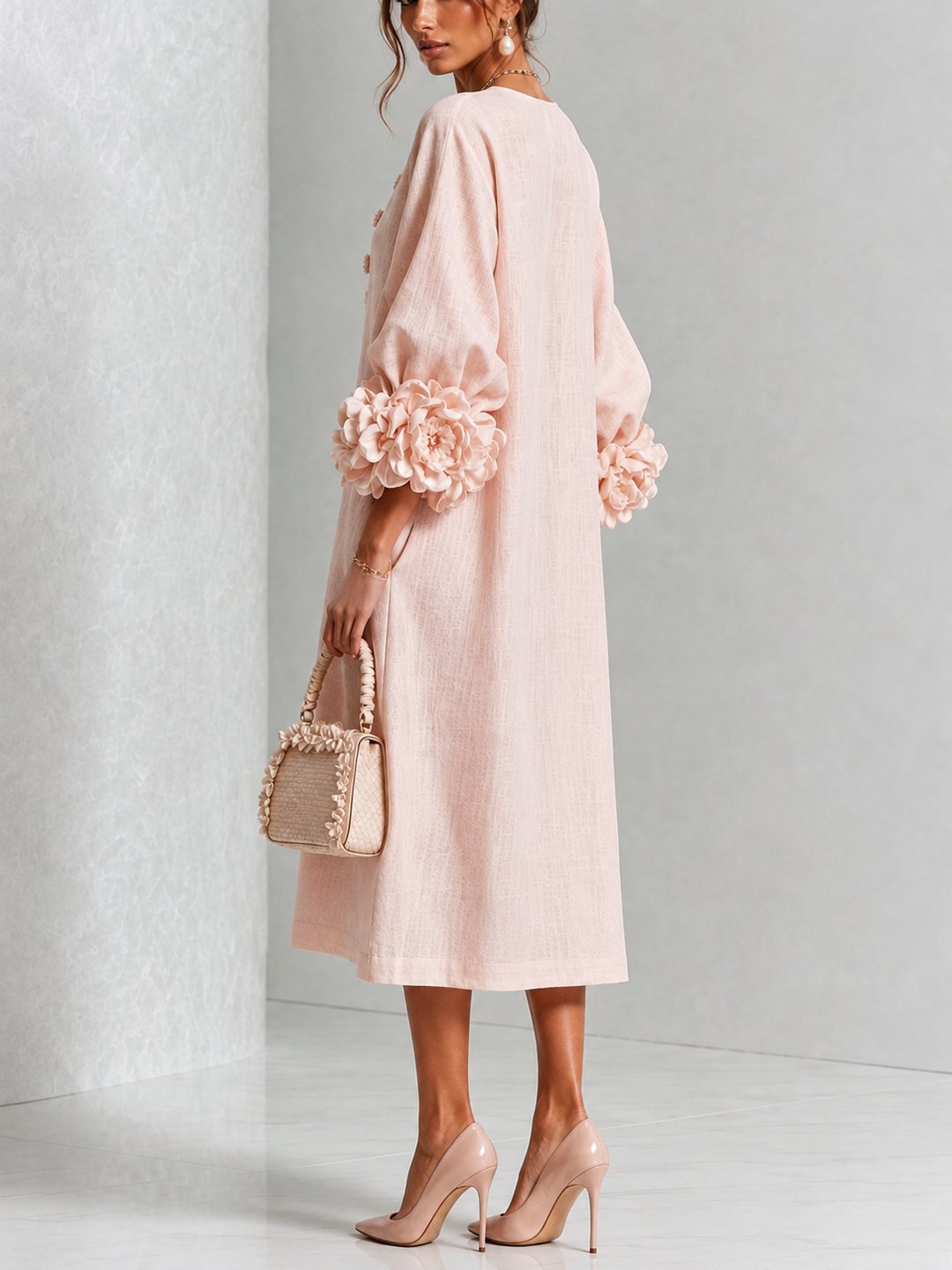 Delores | Robe midi floral élégante