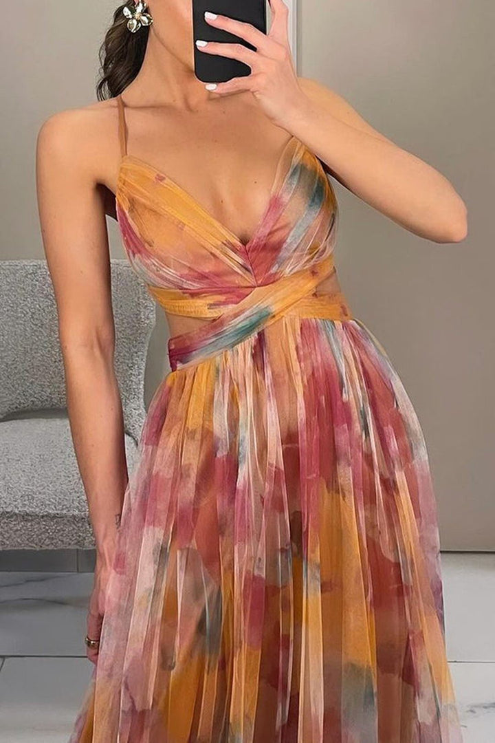 Laurel | Robe maxi chiffon