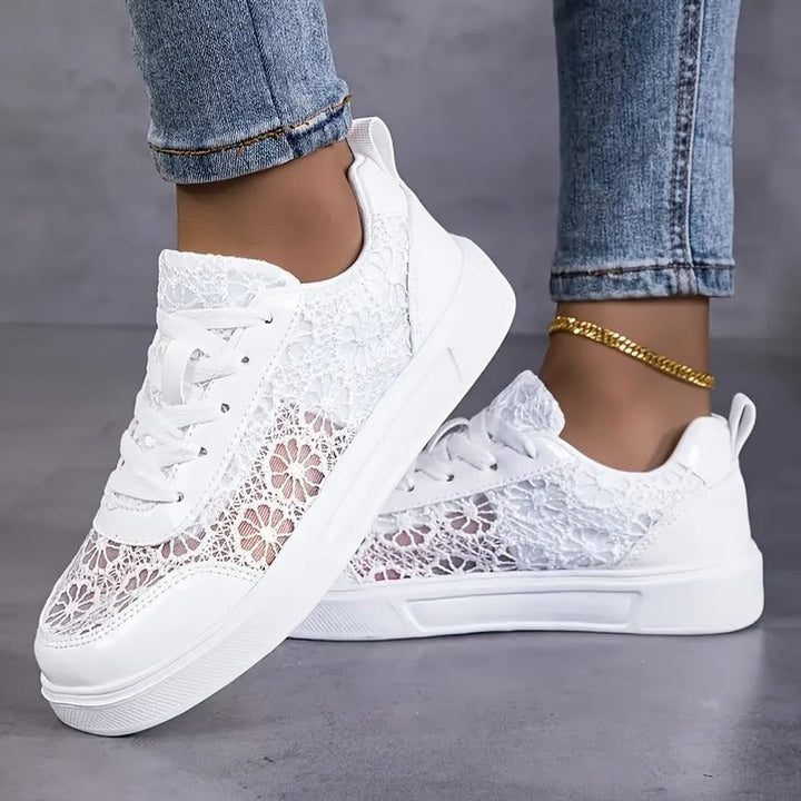 Hollis | Baskets dentelle florale