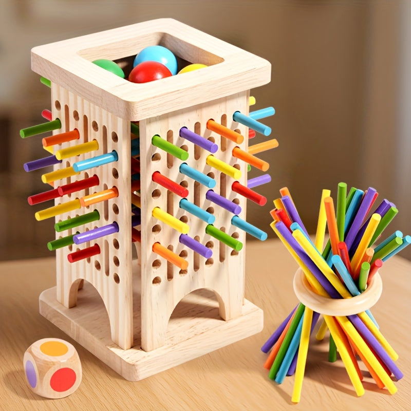 SmartStick | Three-in-One Wooden Stick Game