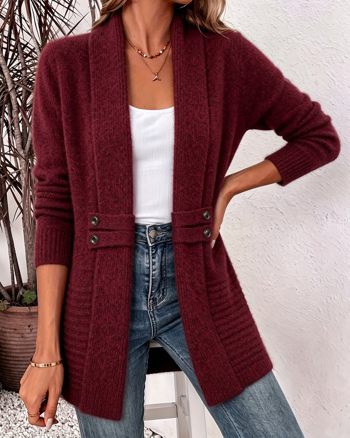 Ivanka | Cardigan élégant avec ceinture