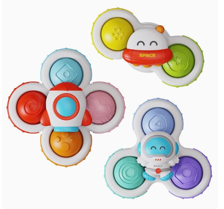 FlutterSpins | Bath & Play Baby Insect Spinner Set