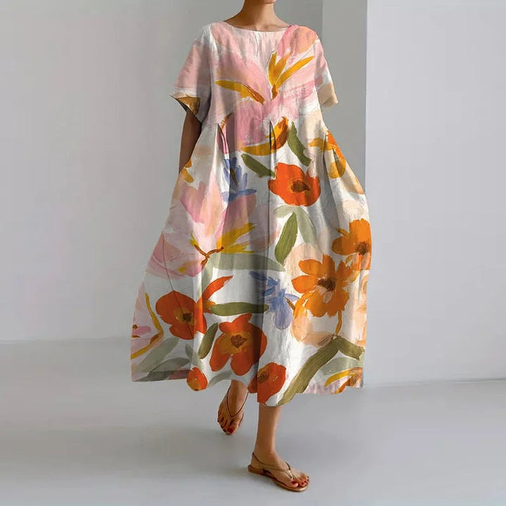Leila | Robe florale d'été