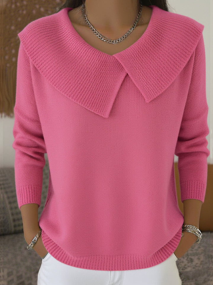 Janette | Pull chaud au col doux