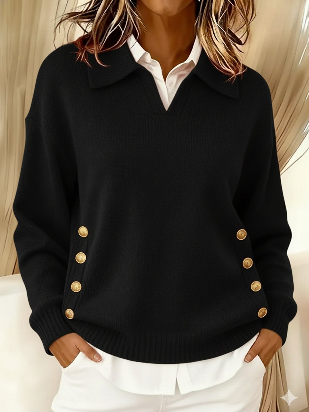 Guerozemond | Pull col en V