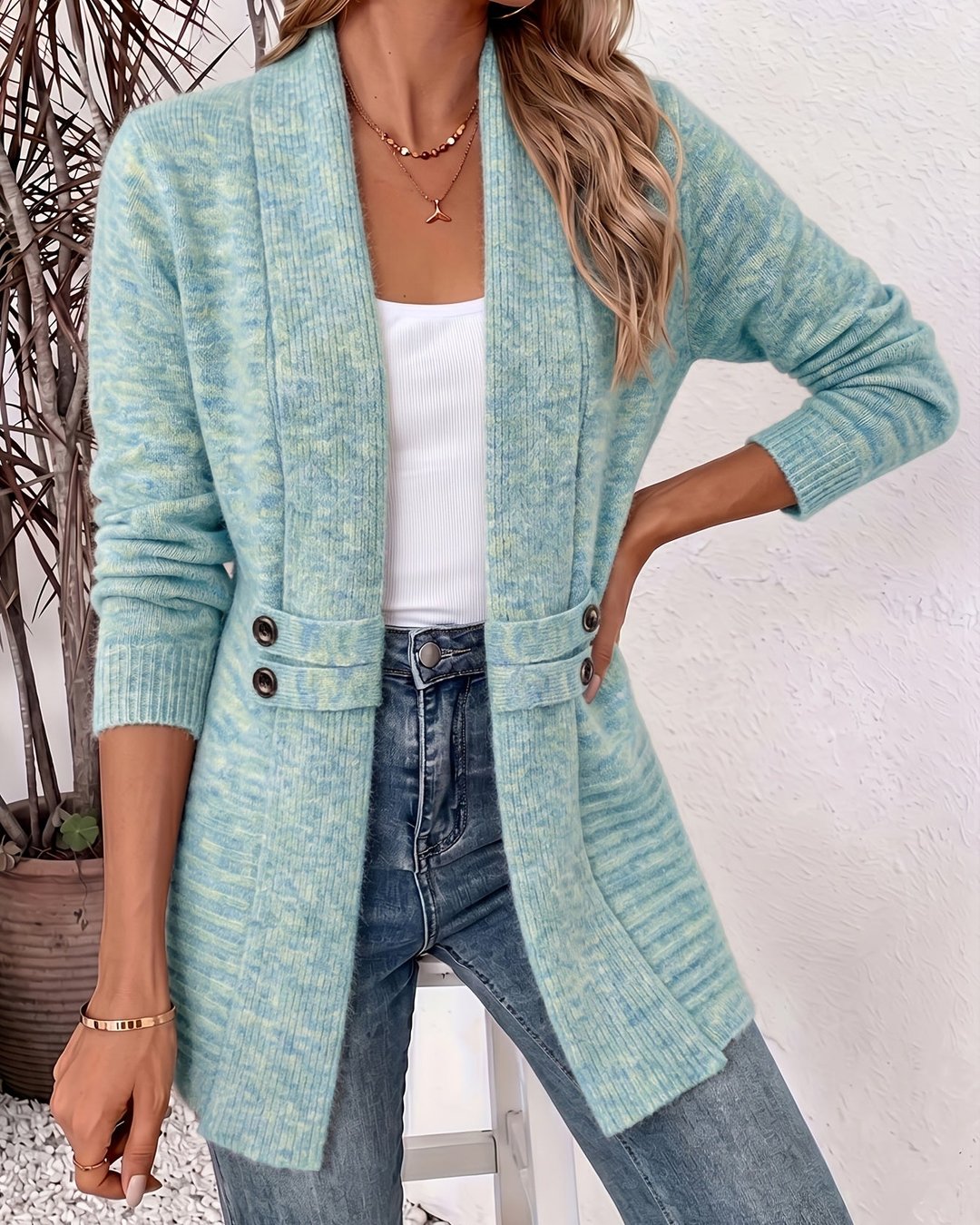 Ivanka | Cardigan élégant avec ceinture