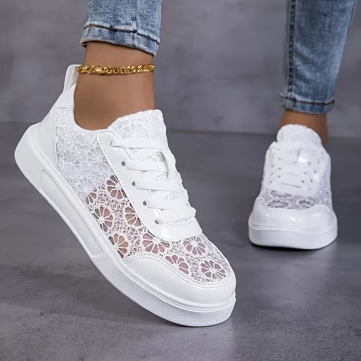 Hollis | Baskets dentelle florale