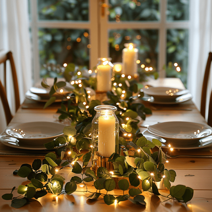 GlowLeaf | Twinkling Fairy Light Olive Vine